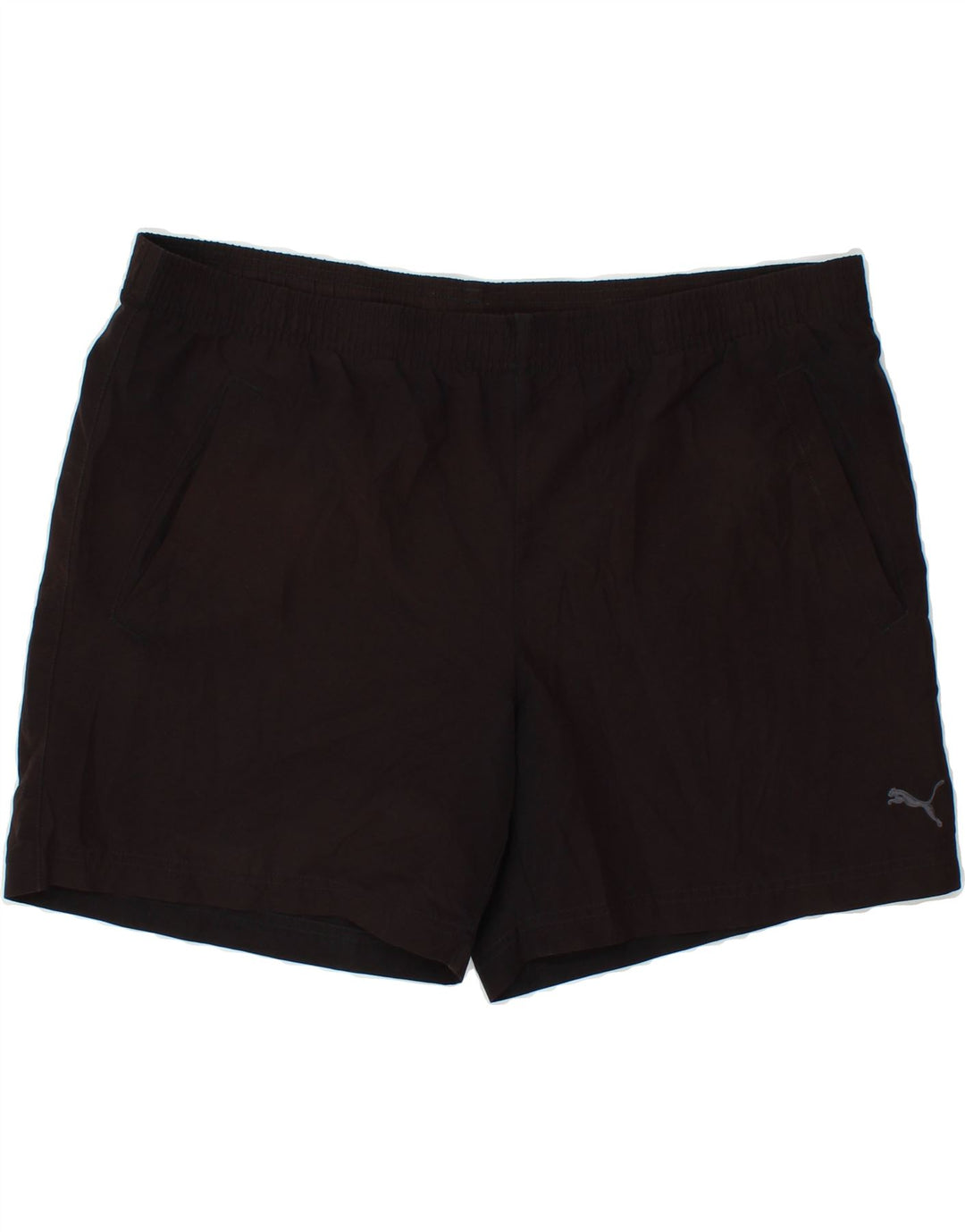 PUMA Mens Sport Shorts Large Black Polyester Vintage Puma and Second-Hand Puma from Messina Hembry 
