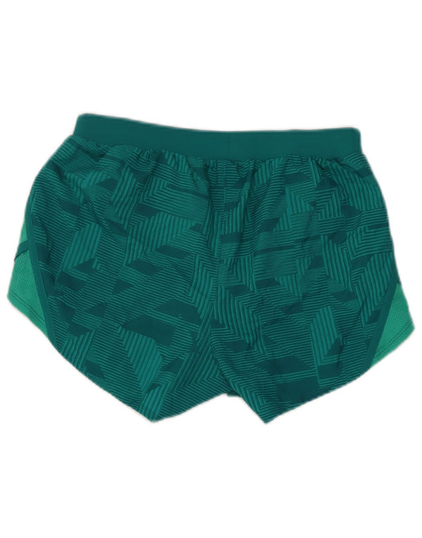 Under Armour Γυναικείο Heat Gear Sport σορτς UK 6 XS Green Geometric