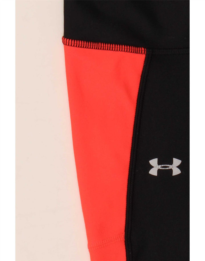 Under Armour Γυναικεία γραφικά κολάν UK 12 Medium Black Colourblock