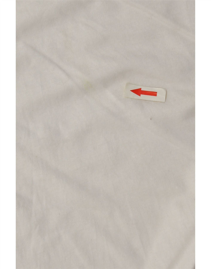 Jack & Jones Ανδρικό γραφικό T-Shirt Top Μικρό λευκό βαμβακερό