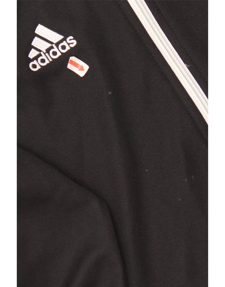 ADIDAS Boys Aeroready αθλητική φόρμα μπουφάν 13-14 ετών μαύρο πολυεστέρα