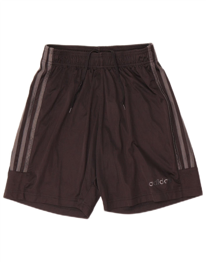 Ανδρικό αθλητικό σορτς Adidas Climalite από μικρό μαύρο πολυεστέρα