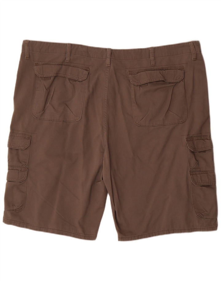 Ανδρικό σορτς Cargo Wrangler W46 3XL Καφέ Βαμβακερό
