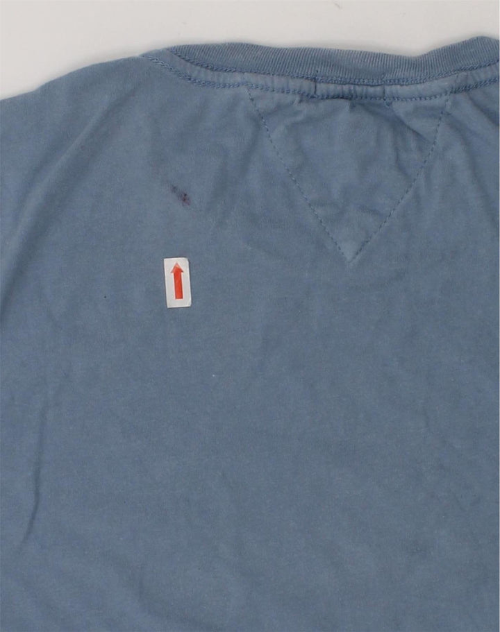 TOMMY HILFIGER Boys T-Shirt Top 11-12 Years Blue Cotton | Vintage Tommy Hilfiger | Thrift | Second-Hand Tommy Hilfiger | Used Clothing | Messina Hembry 