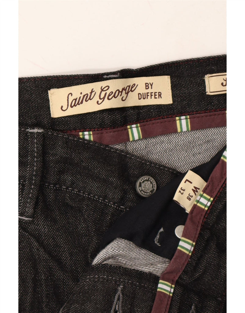 DUFFER Mens Slim Straight Jeans W38 L32 Black Cotton Vintage Duffer and Second-Hand Duffer from Messina Hembry 