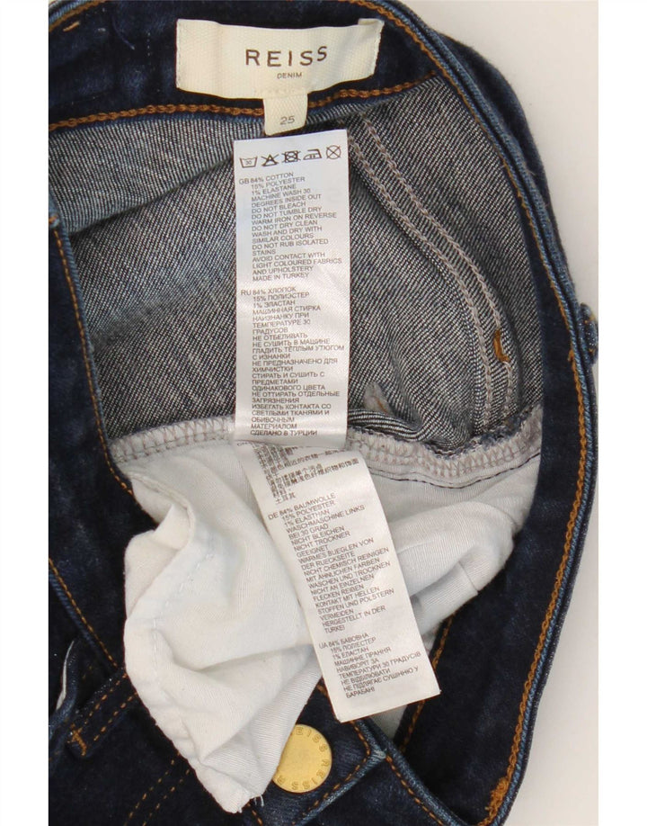 Γυναικείο Reiss Flared Jeans W25 L31 Navy Blue Cotton