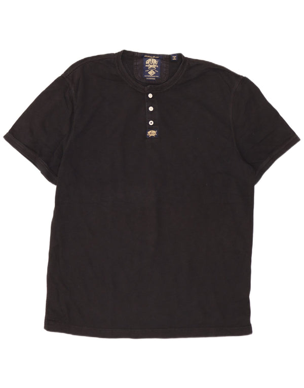 Ανδρικό T-Shirt SUPERDRY Top 3XL Μαύρο βαμβακερό