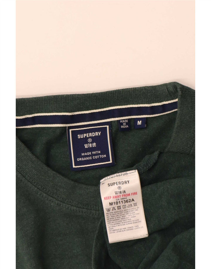 Ανδρικό T-Shirt Superdry Top Μεσαίο πράσινο βαμβακερό