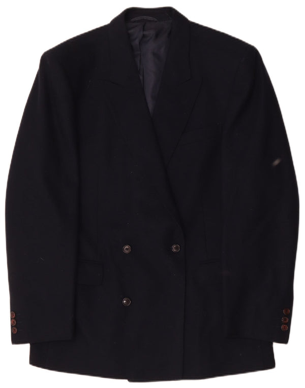 Jvlivs Ανδρικό μπουφάν Blazer με διπλό στήθος IT 48 Medium Navy Blue Wool