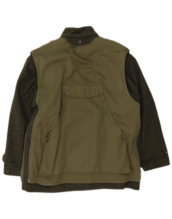 Belfe & Belfe Ανδρικό Μπουφάν IT 54 2XL Green Check Wool