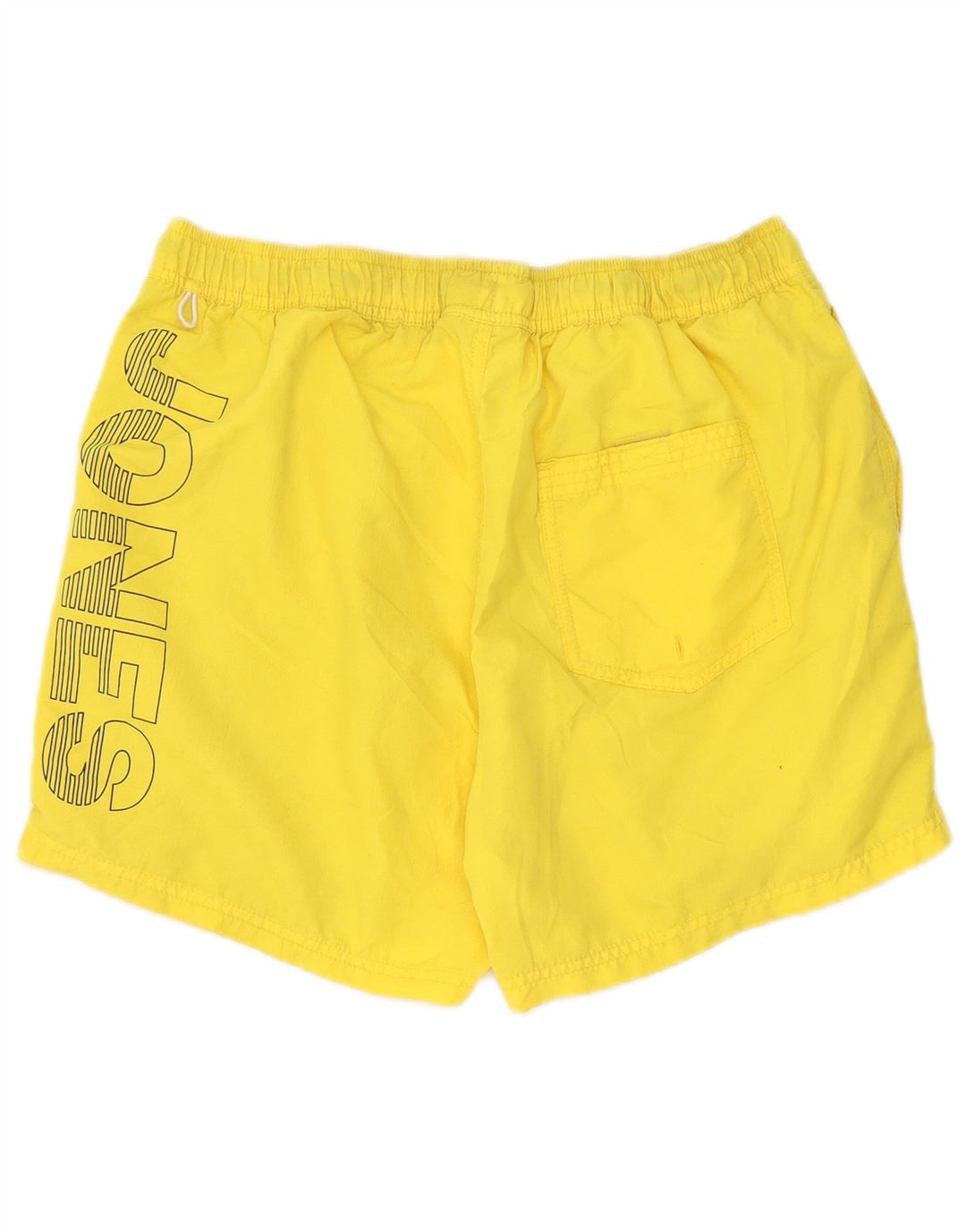 Jack & Jones Ανδρικό γραφικό σορτς κολύμβησης μεγάλο κίτρινο πολυεστέρα