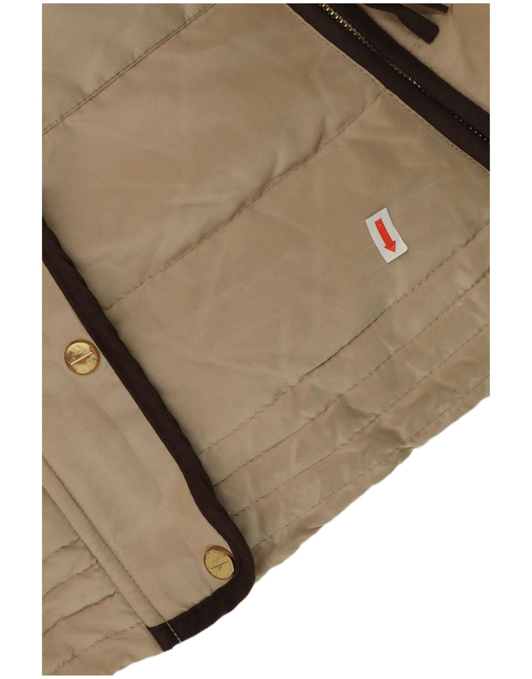 Zara Γυναικείο μπουφάν UK 18 XL Beige Polyester