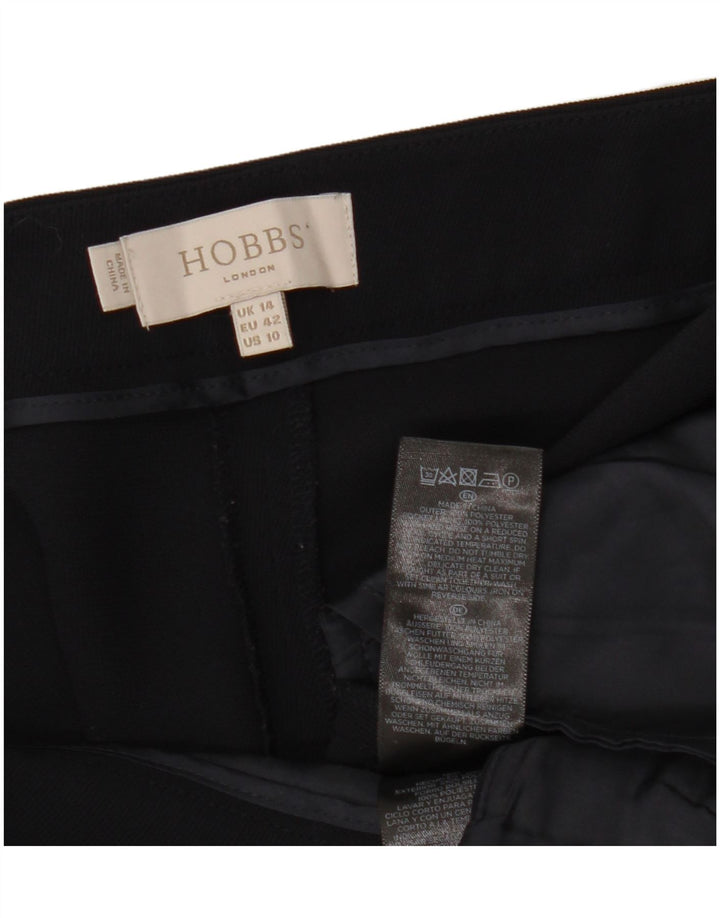 Hobbs γυναικείο παντελόνι Chino UK 14 μεγάλο W34 L30 Navy Blue Polyester