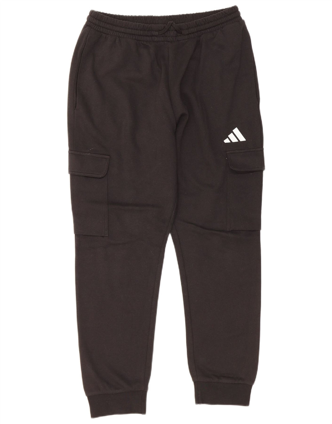 Ανδρική φόρμα Adidas Cargo Παντελόνι Joggers Μεσαίο μαύρο βαμβακερό