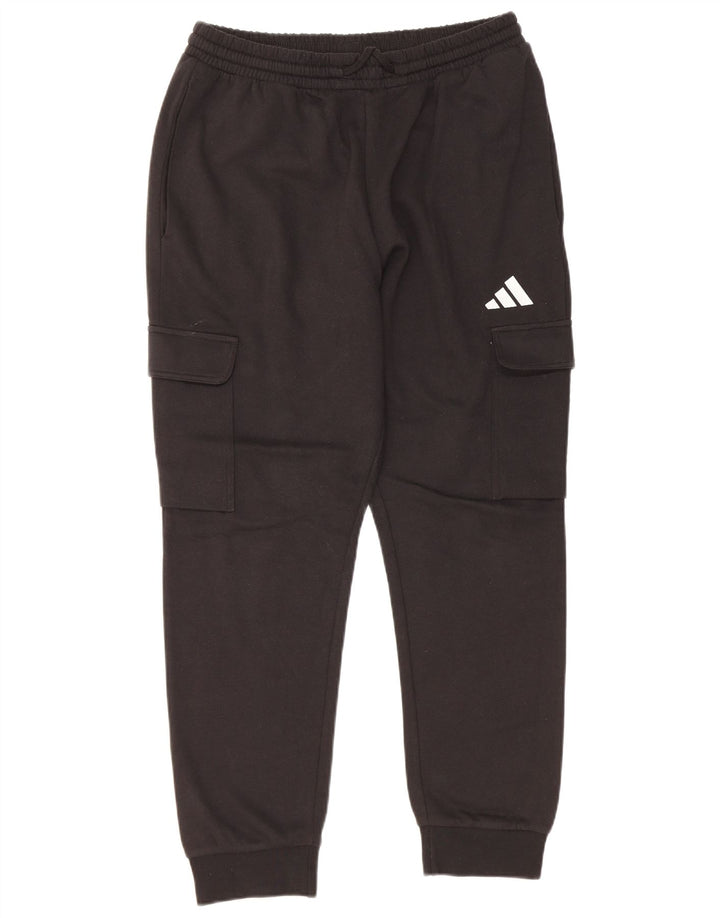 Ανδρική φόρμα Adidas Cargo Παντελόνι Joggers Μεσαίο μαύρο βαμβακερό