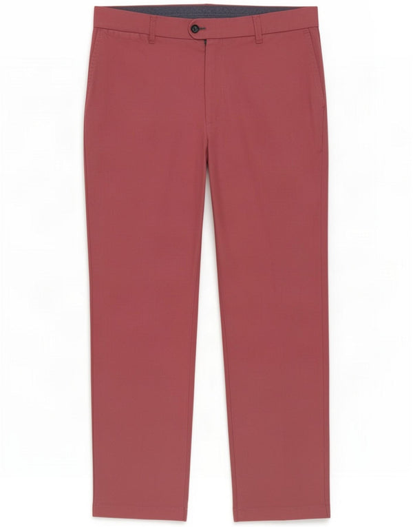 Marks & Spencer Mens Slim παντελόνι Chino W40 L31 Pink Polyester