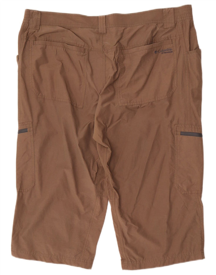 Ανδρικό σορτς Columbia Titanium Cargo XL W40 καφέ βαμβακερό