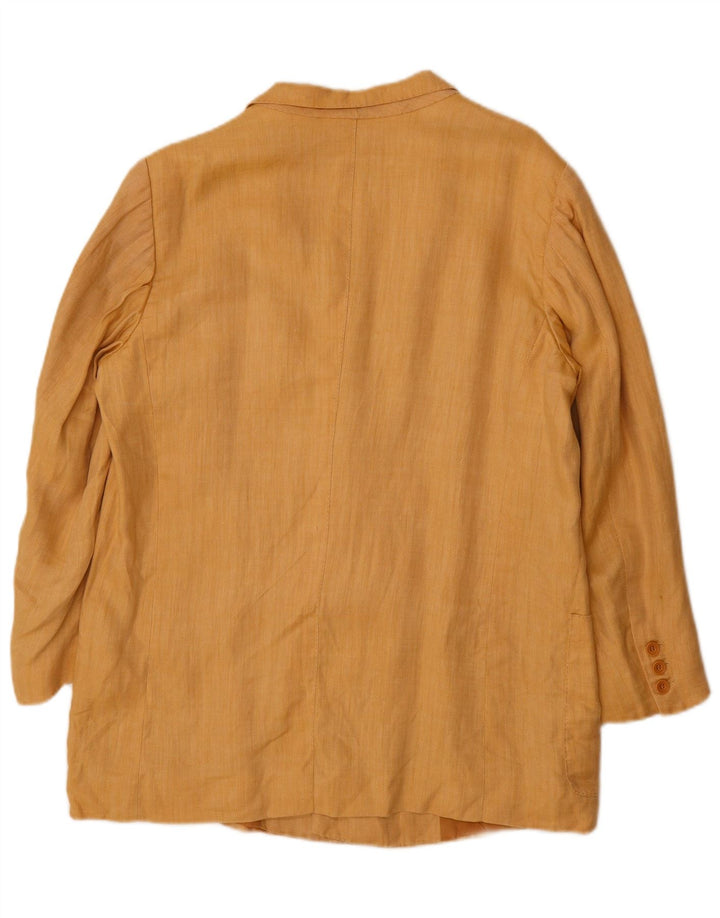 Vintage Ανδρικό σακάκι Blazer UK 38 Medium Yellow Ψαροκόκκαλο