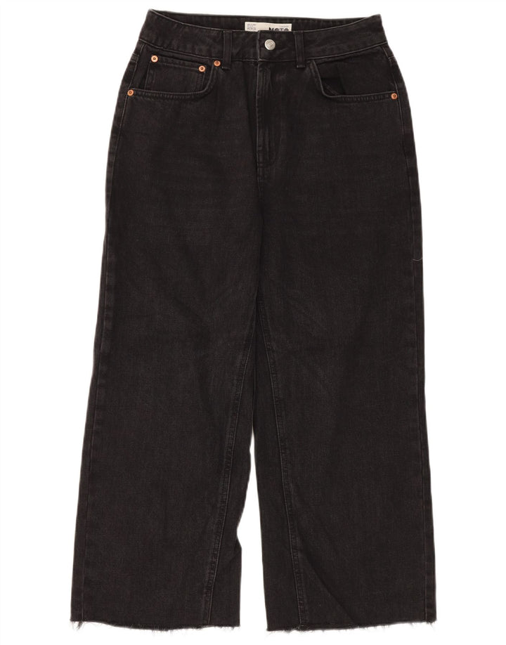 TOPSHOP Γυναικείο φαρδύ τζιν τζιν W28 L23 μαύρο πολυεστέρα