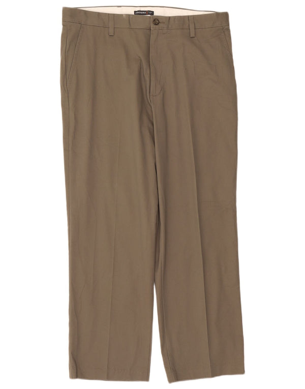 Dockers Ανδρικό ίσιο παντελόνι Chino με ίσια γραμμή W36 L30 Γκρι βαμβακερό