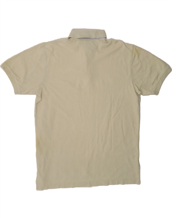 TOMMY HILFIGER Mens Polo Shirt Large Yellow Cotton Vintage Tommy Hilfiger and Second-Hand Tommy Hilfiger from Messina Hembry 