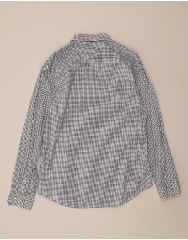 Ανδρικό πουκάμισο Calvin Klein Slim Fit Large Blue Check Cotton