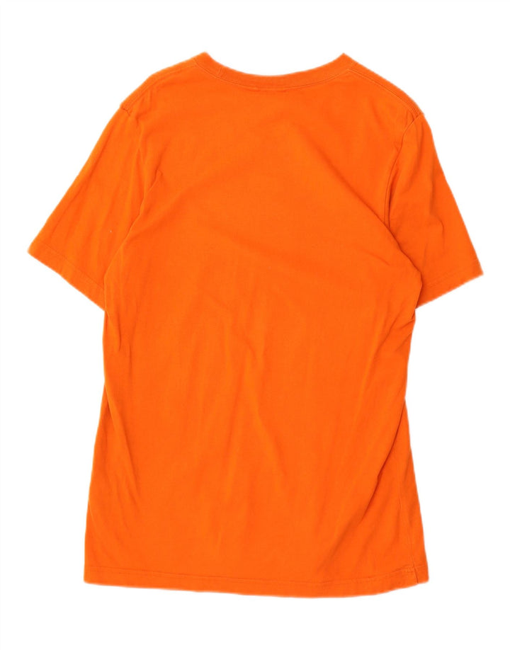 ADIDAS Mens T-Shirt Top Small Orange Cotton Vintage Adidas and Second-Hand Adidas from Messina Hembry 