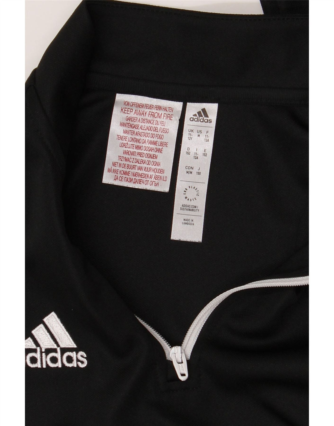 Φόρμα Adidas Boys Aeroready με φερμουάρ πουλόβερ φόρμα 11-12 ετών