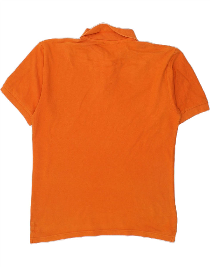 FILA Mens Polo Shirt IT 50 Medium Orange Cotton Vintage Fila and Second-Hand Fila from Messina Hembry 