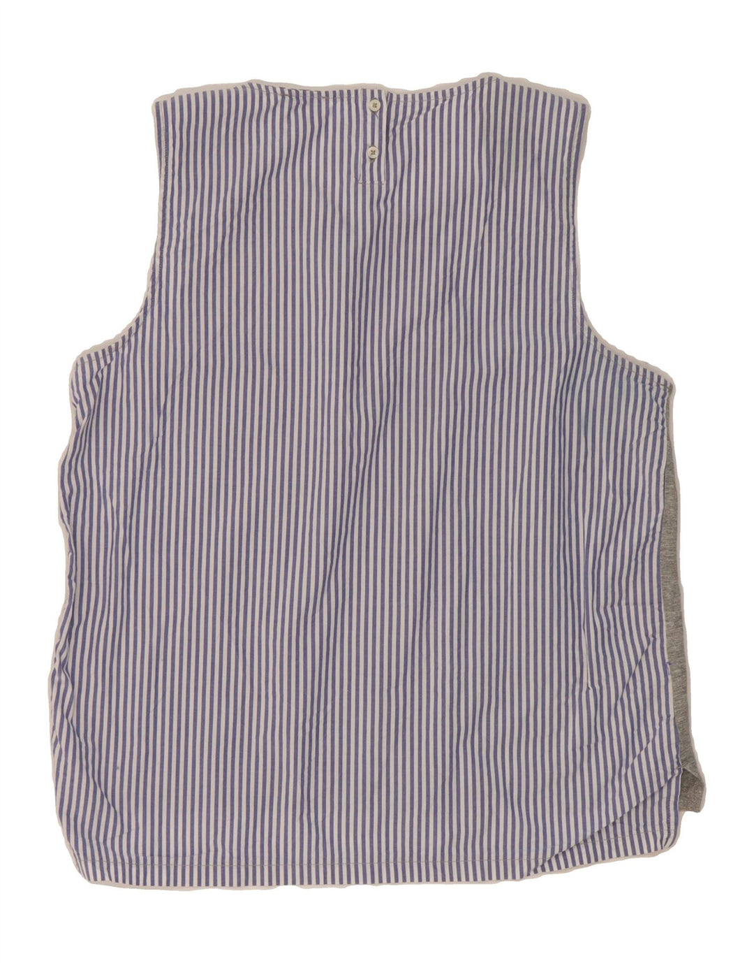 J. CREW Womens Vest Top UK 14 Medium Grey Colourblock Cotton Vintage J. Crew and Second-Hand J. Crew from Messina Hembry 