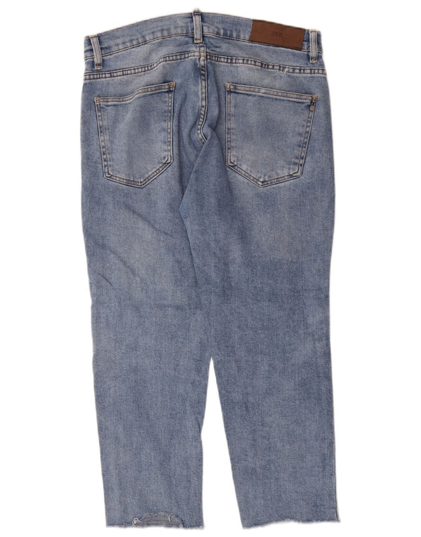 Zara Ανδρικό τζιν Cropped Large W32 L24 Blue
