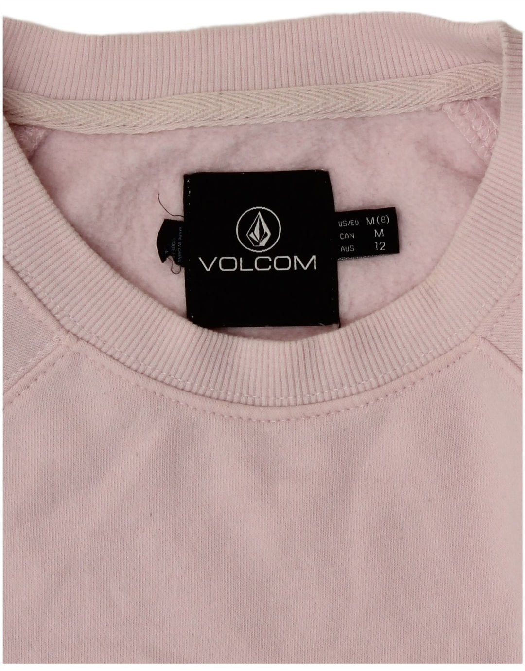 Γυναικεία φούτερ γραφικών Volcom, Jumper US 8, Μεσαίο ροζ βαμβακερό