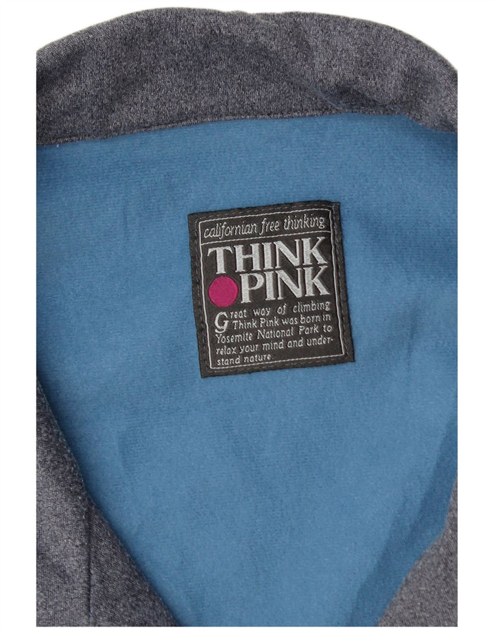 Think Pink Ανδρική αθλητική φόρμα Top Jacket Large Blue Colourblock