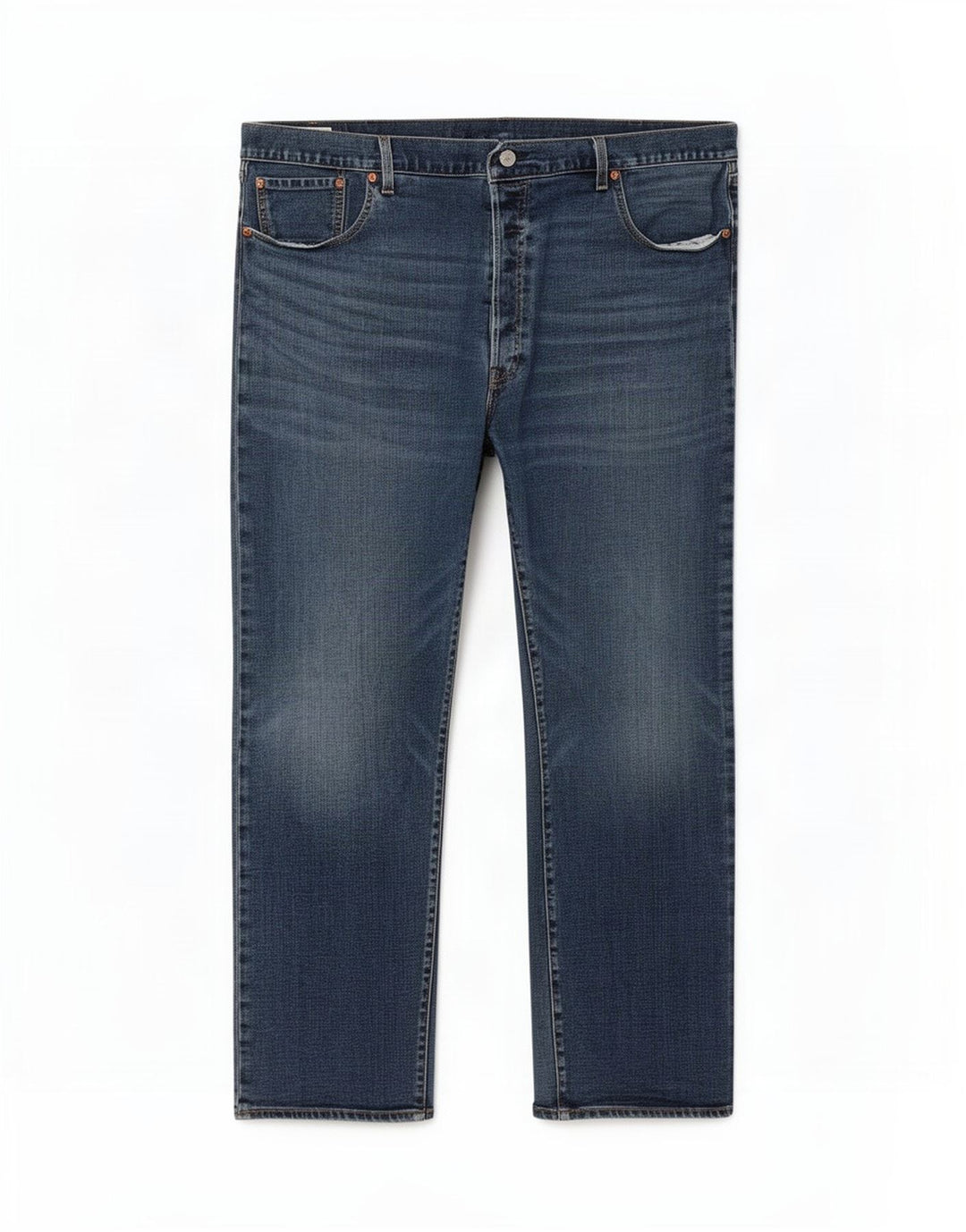Levi's Mens 501 Straight Jeans W46 L29 Μπλε Βαμβακερό