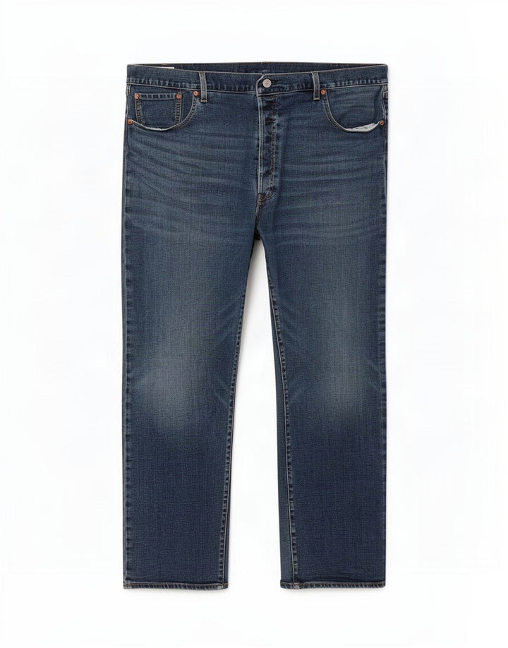 Levi's Mens 501 Straight Jeans W46 L29 Μπλε Βαμβακερό