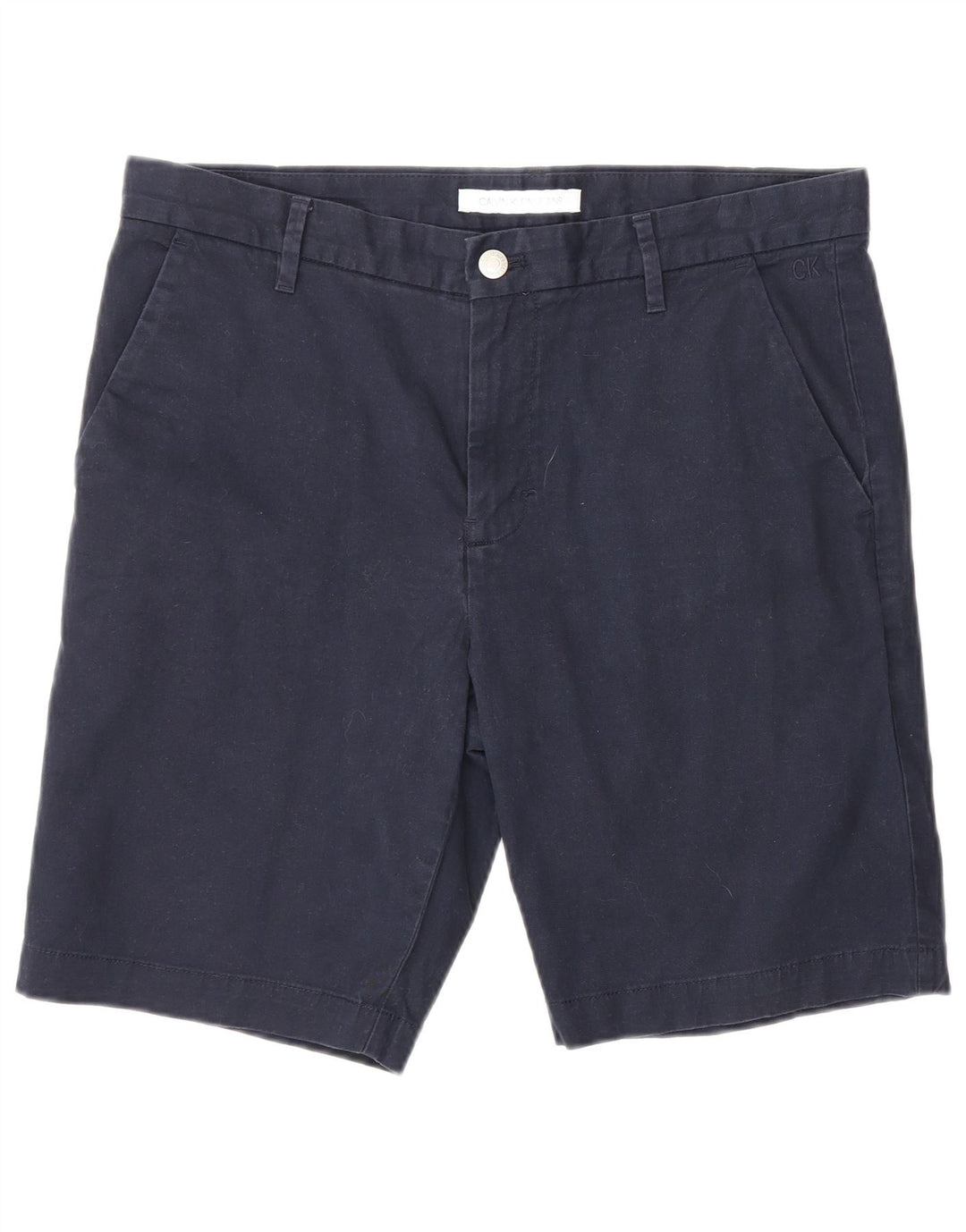 Ανδρικό σορτς Chino Calvin Klein W32 Βαμβακερό μεσαίο ναυτικό