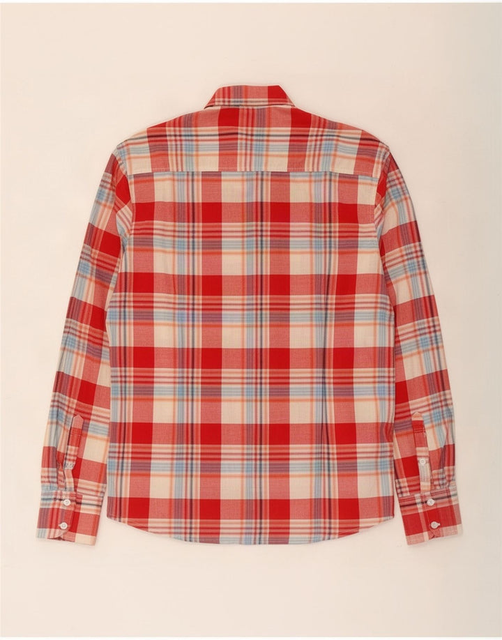 Jack & Jones Ανδρικό Πουκάμισο XL Red Check Cotton