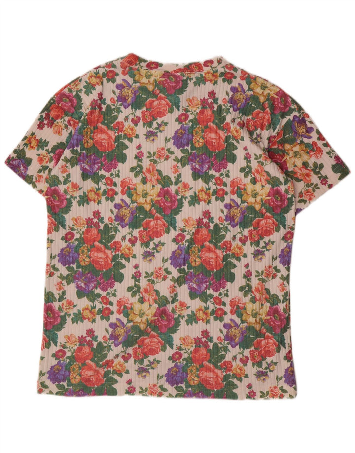 Ανδρικό γραφικό T-Shirt ERIKA Top Μεσαίο Πολύχρωμο Βαμβακερό Floral