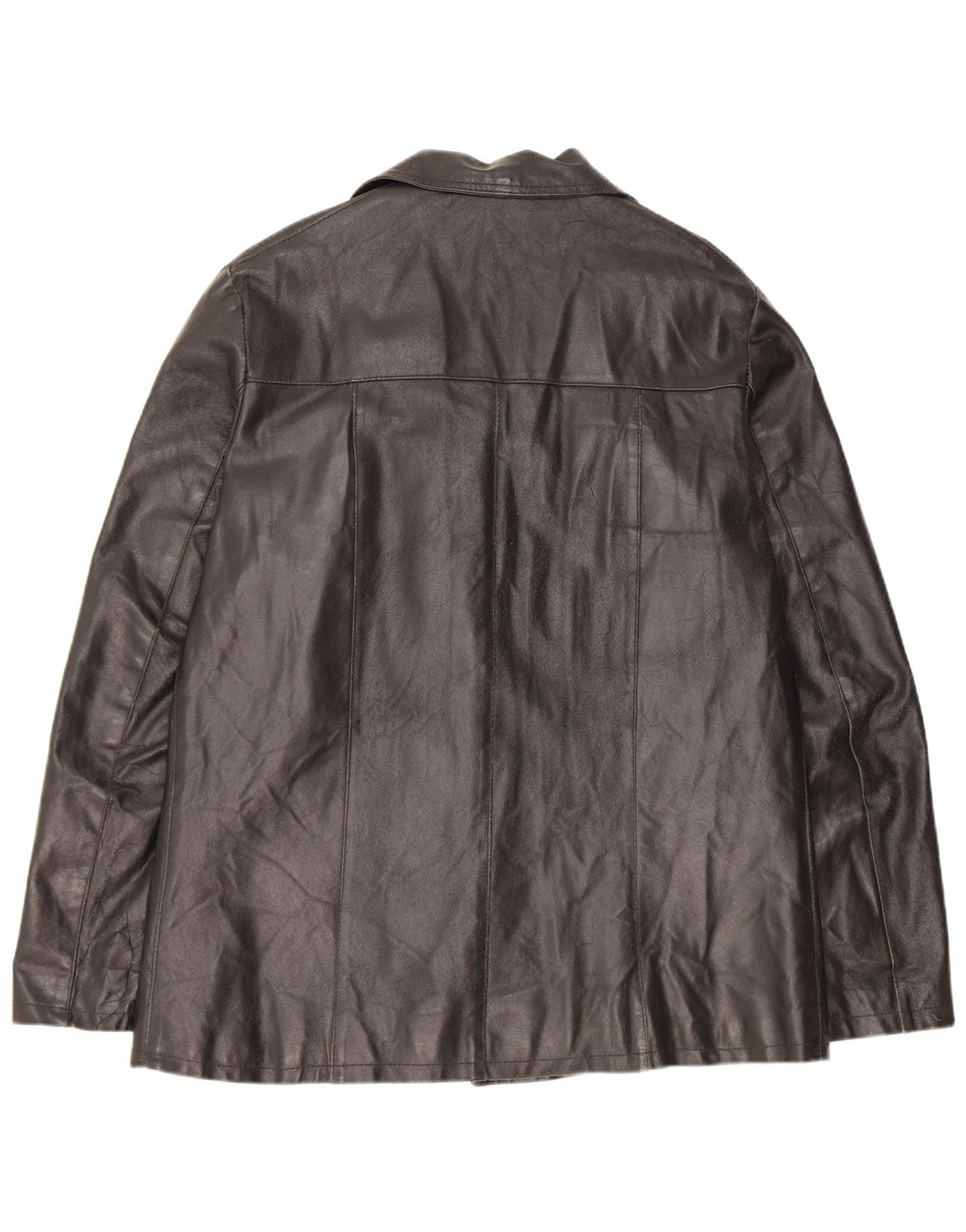 Vintage Ανδρικό Δερμάτινο Μπουφάν UK 38 Medium Black Leather