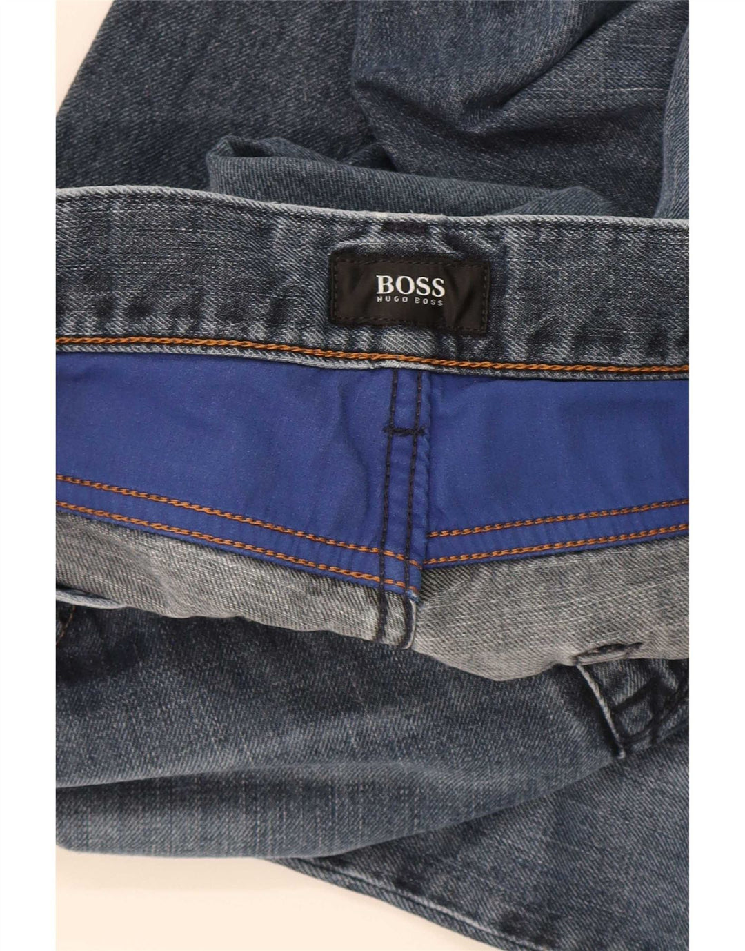 Ανδρικό τζιν Hugo Boss ίσιο W36 L31 Navy Blue