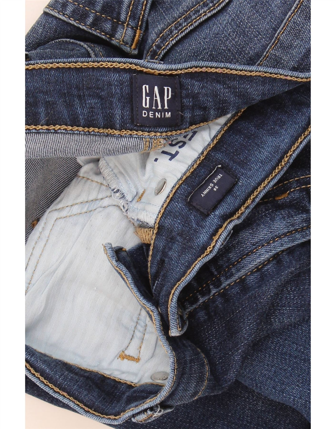Gap Γυναικείο Skinny Jeans EU 38 Medium W30 L28 Blue Lyocell