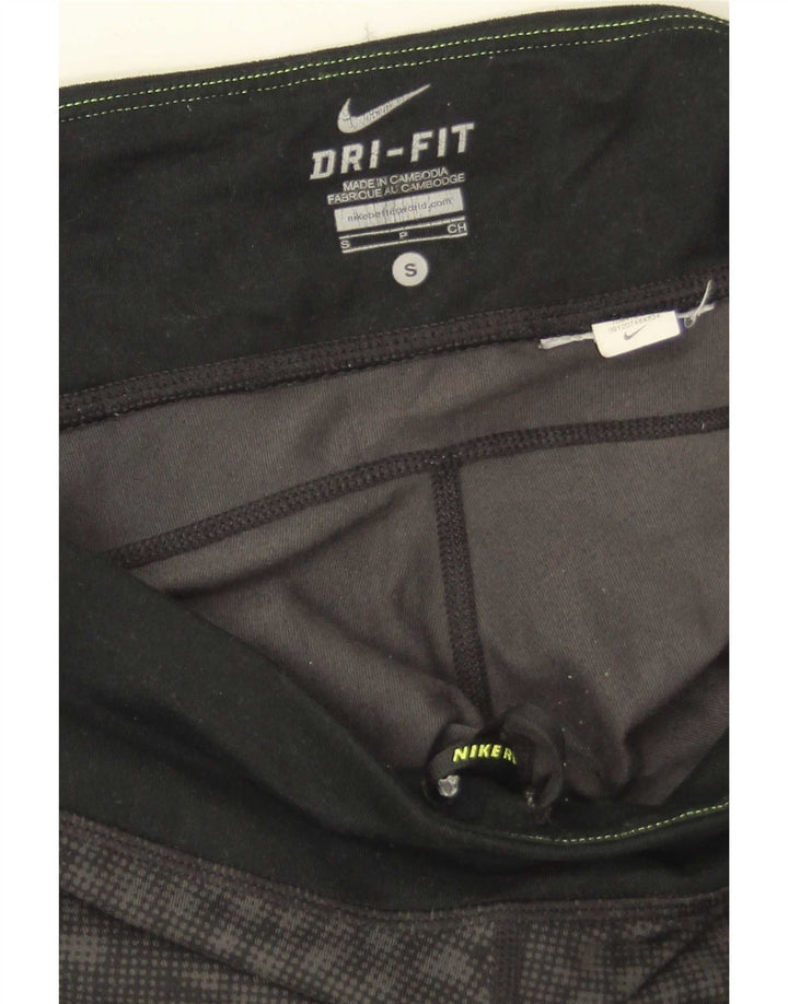 Γυναικεία κολάν Nike Dri Fit UK 10 Small Black Geometric