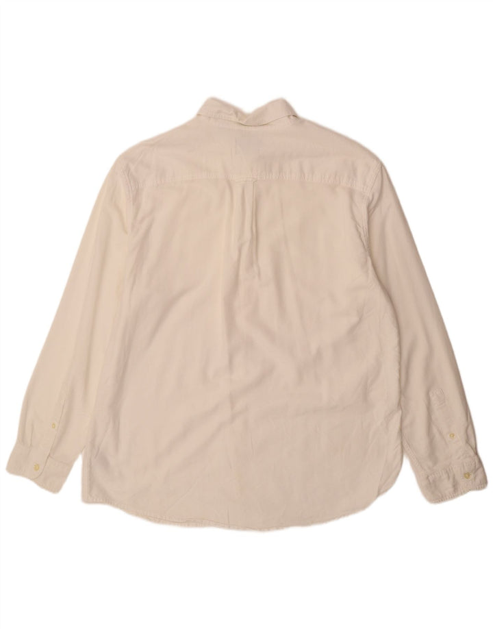 Chaps Mens Classic Oxford Shirt XL Λευκό βαμβακερό