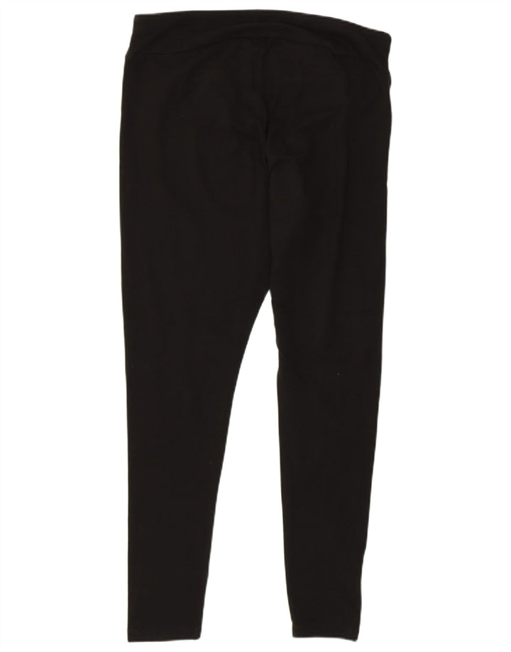 PUMA Womens Leggings UK 14 Large  Black Cotton