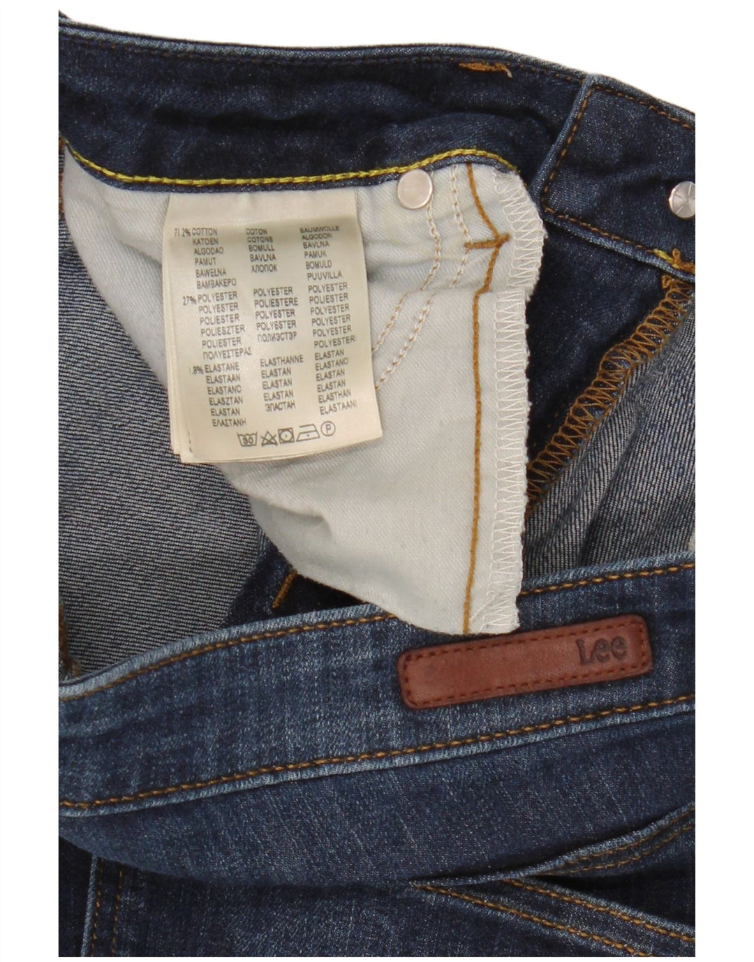 Lee Γυναικείο Skinny Jeans W30 L27 Μπλε βαμβακερό