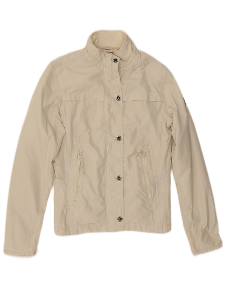 Bomb Boogie Γυναικείο Bomber Jacket UK 12 Medium Off White Polyester