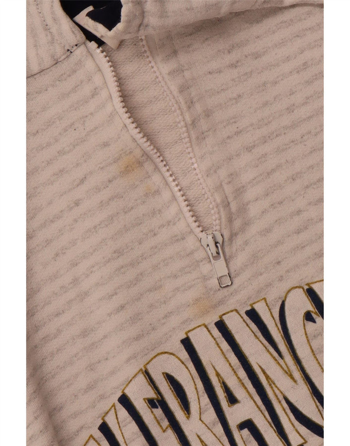 Ανδρικό γραφικό φούτερ MAGIC San Francisco Jumper μεγάλο γκρι ριγέ