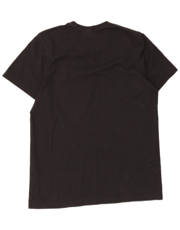 Ανδρικό γραφικό T-Shirt Adidas Top Μικρό μαύρο βαμβακερό
