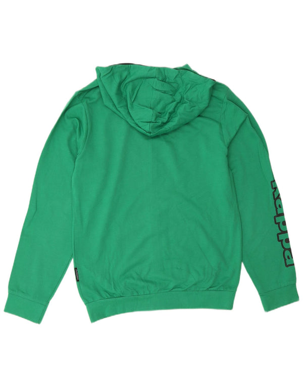 Kappa Boys Graphic Zip Hoodie πουλόβερ 13-14 ετών πράσινο βαμβακερό
