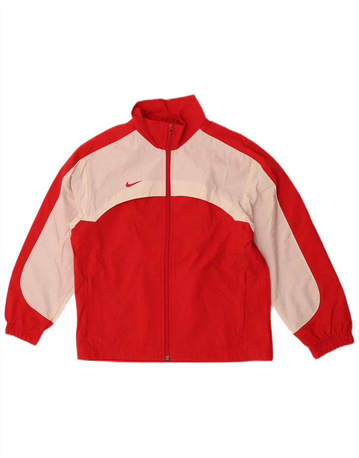 Μπουφάν Nike Boys αθλητική φόρμα 7-8 ετών Κόκκινο πολυεστέρας